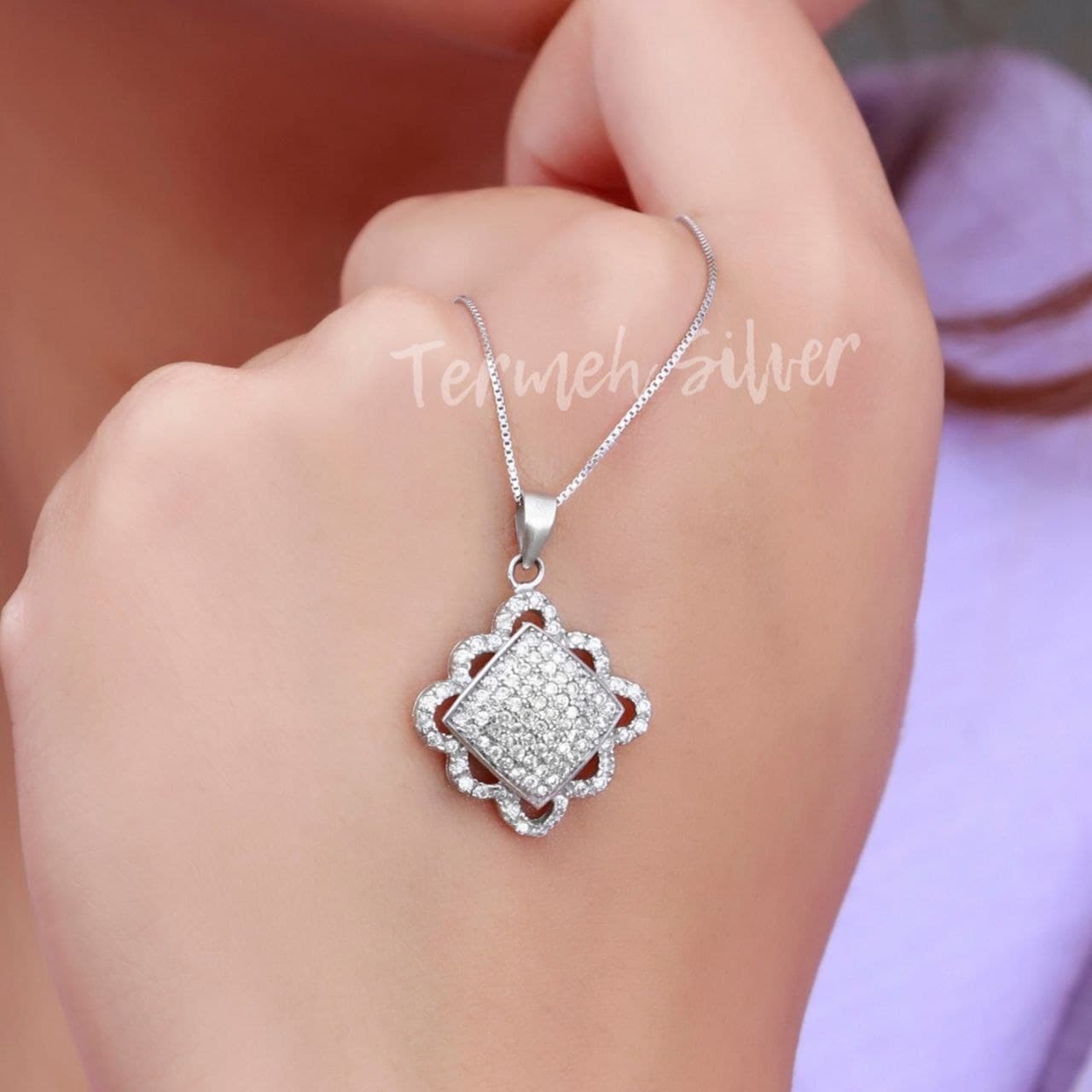 گردنبند نقره میکرو MT 1227