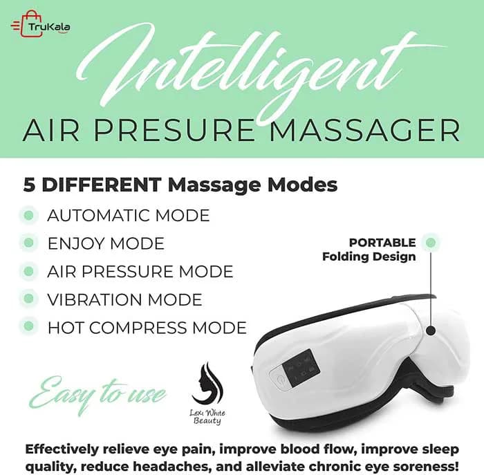 ماساژور چشم بلوتوث دار لرزشی چندکاره Eye Massager — تصویر ۳