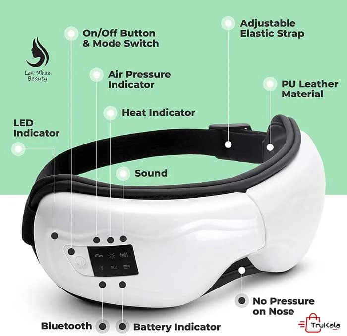 ماساژور چشم بلوتوث دار لرزشی چندکاره Eye Massager — تصویر ۲