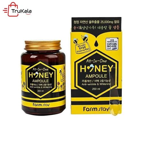 آمپول چند کاره ضد چروک و جوانساز عسل فارم استی FARMSTAY HONEY — تصویر ۲