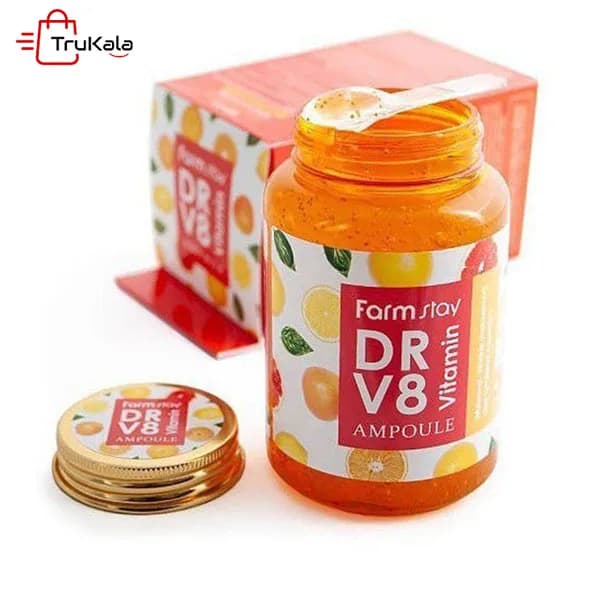 ژل کمپلکس ویتامین فارم استی Farmstay dr V8
