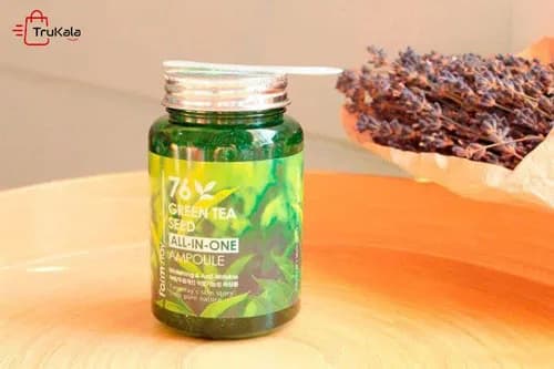 آمپول ضد پیری و روشن کننده چای سبز فارم استی FarmStay GreenTea — تصویر ۵
