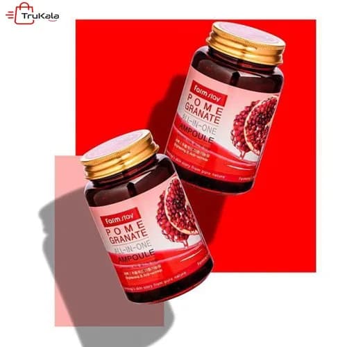 آمپول روشن کننده و ضد چروک انار فارم استی FarmStay Pomegranate — تصویر ۳