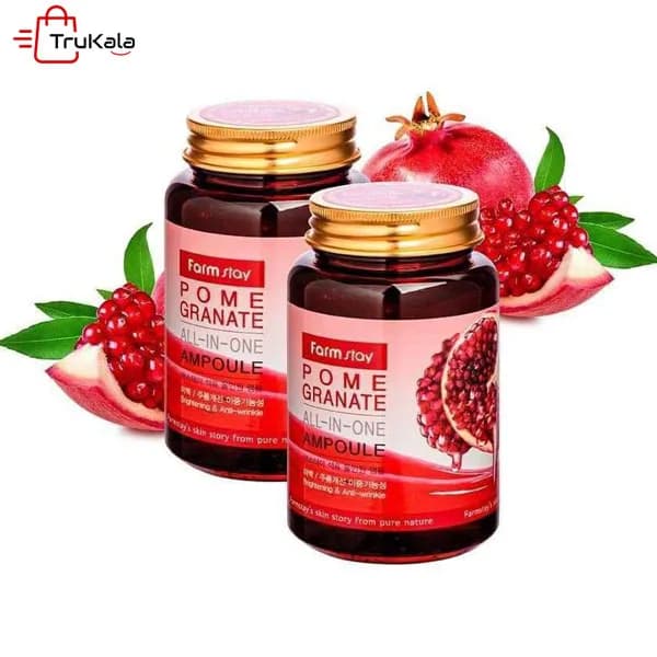 آمپول روشن کننده و ضد چروک انار فارم استی FarmStay Pomegranate