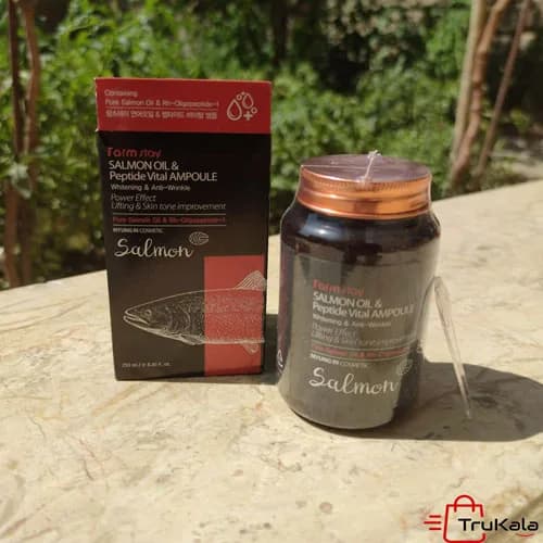 آمپول چندکاره لیفتینگ و ضد چروک روغن ماهی سالمون فارم استی — تصویر ۶