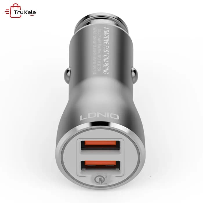 شارژر فندکی الدینیو مدل C407q — تصویر ۲