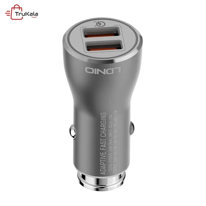 شارژر فندکی الدینیو مدل C407q — تصویر ۳