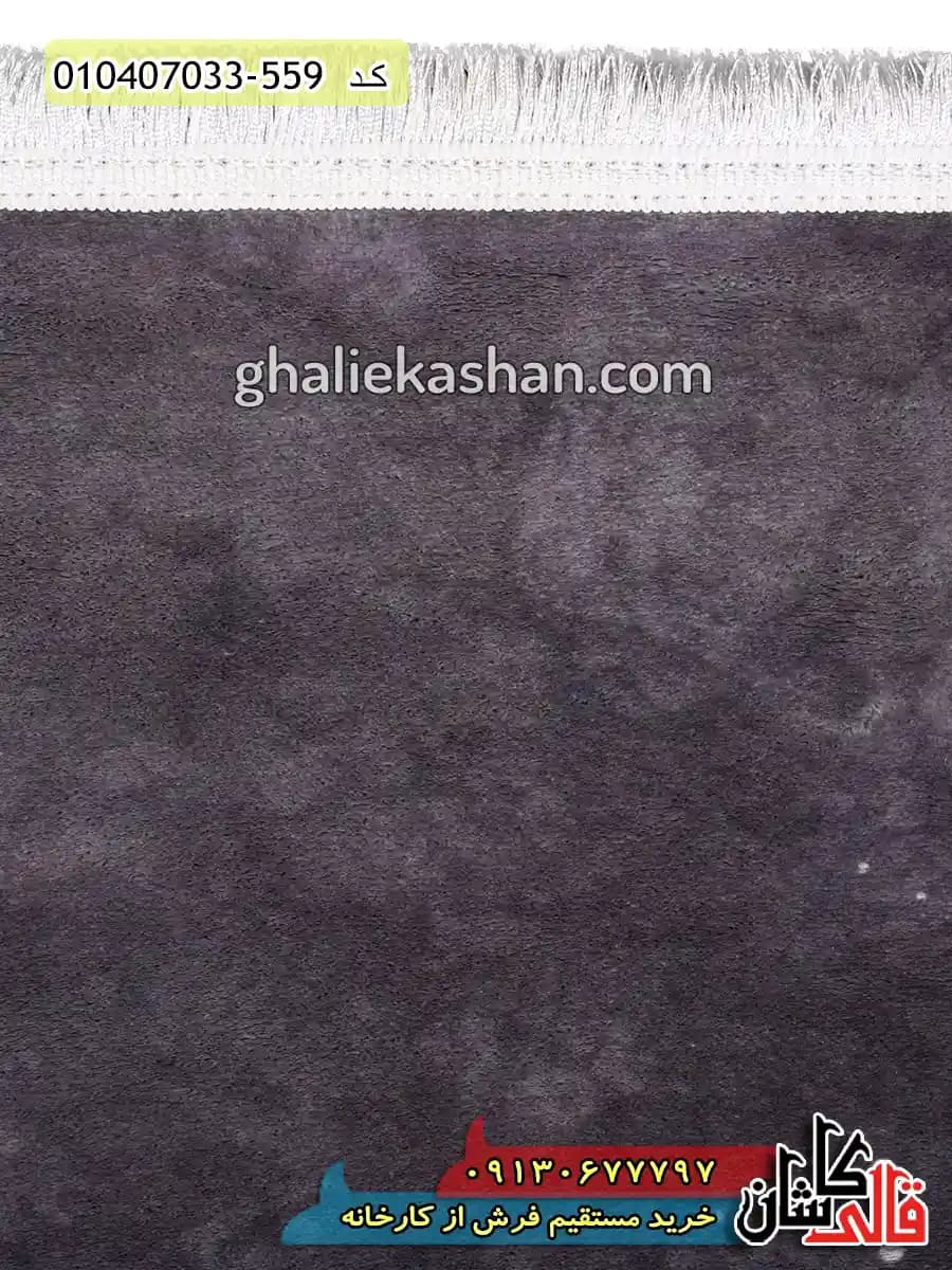 فرش کودک دخترانه 700 شانه طرح اسب تک شاخ بالن سوار زمینه طوسی کاشان — تصویر ۴