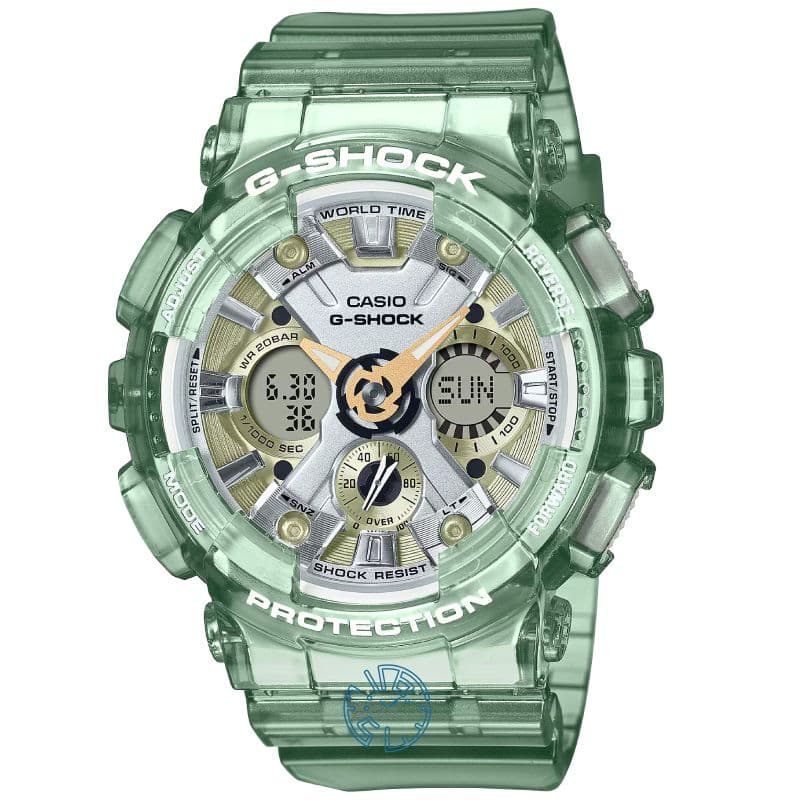 ساعت مچی مردانه زنانه کاسیو جیشاک G-SHOCK GMA-S120GS-3A