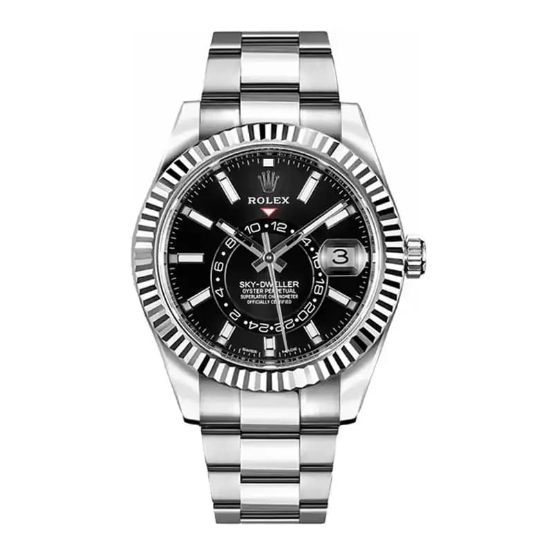 ساعت مچی عقربه ای اتوماتیک مردانه رولکس اسکای دولر مدل Rolex Sky Dweller