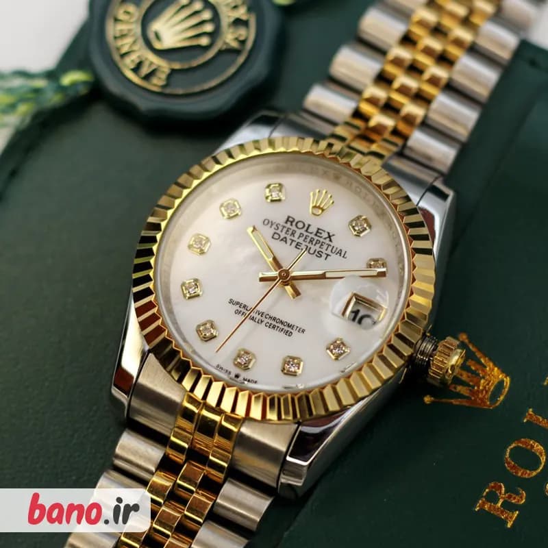 ساعت مچی عقربه ای زنانه رولکس مدل 904L — تصویر ۵
