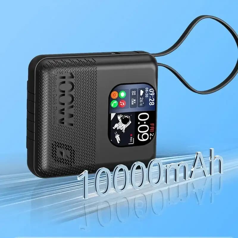 پاوربانک هوشمند جی اس ویر رنگ مشکی GS Wear مدل M2 ظرفیت 10000 میلی آمپر ساعت — تصویر ۵