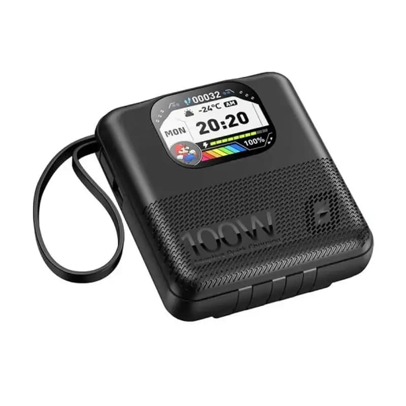 پاوربانک هوشمند جی اس ویر رنگ مشکی GS Wear مدل M2 ظرفیت 10000 میلی آمپر ساعت — تصویر ۲