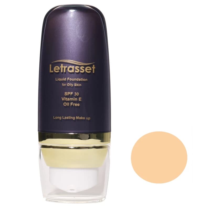 کرم پودر پمپی لتراست مدل Liquid Foundation شماره 03