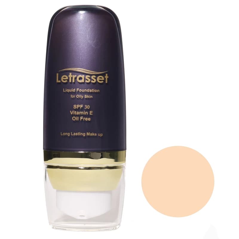 کرم پودر پمپی لتراست مدل Liquid Foundation شماره 02