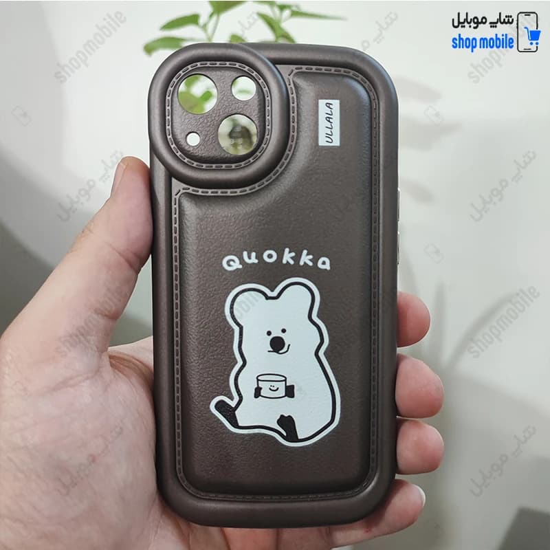 قاب گوشی آیفون 13 / آیفون 14 (کاور عروسکی فانتزی ULLALA طرح Quokka)