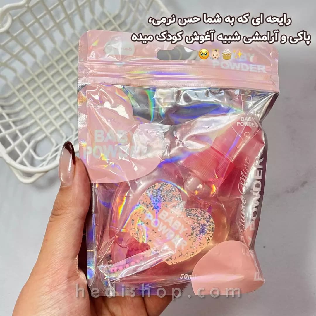 بادی اسپلش صورتی بیبی Baby Powder — تصویر ۳