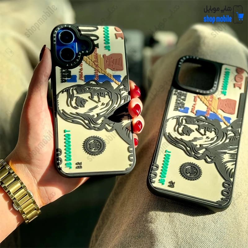 قاب گوشی آیفون 16 (کاور Case City طرح دلار) — تصویر ۲