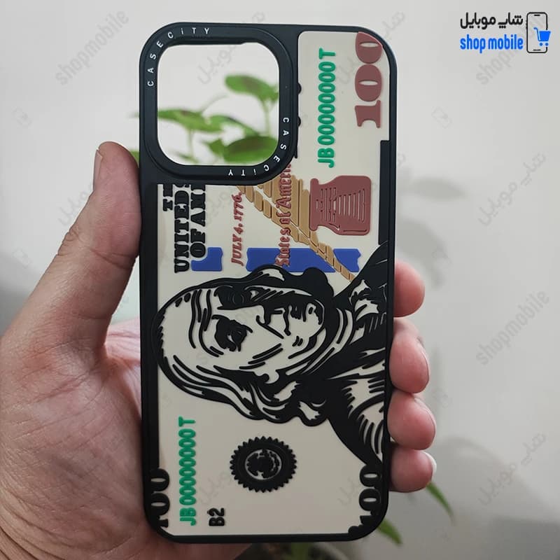 قاب گوشی آیفون 16 پرو مکس (کاور Case City طرح دلار)