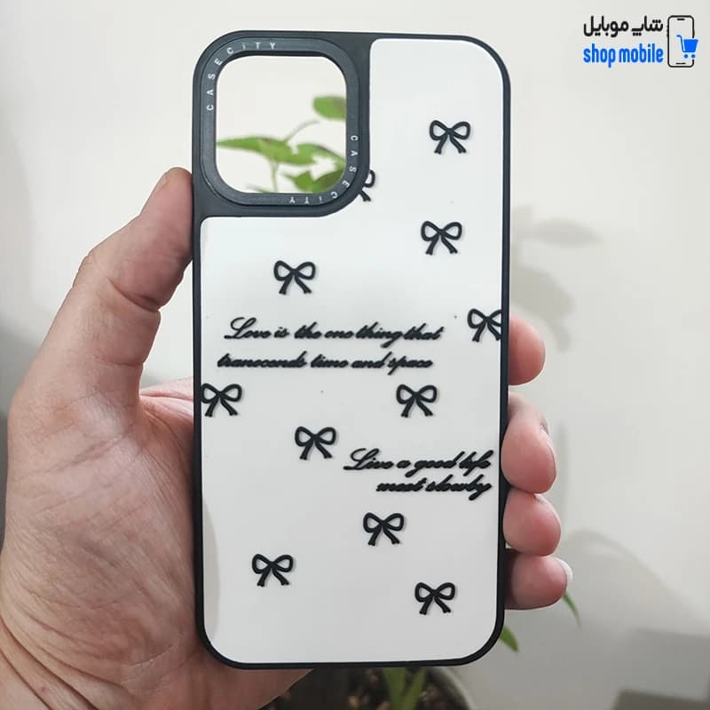 قاب گوشی آیفون 16 پرو مکس (کاور Case City طرح پاپیون برجسته)