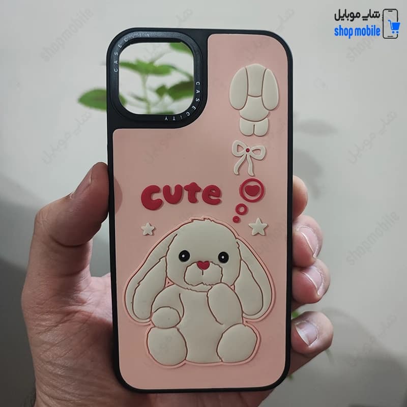 قاب گوشی آیفون 13 / آیفون 14 (کاور Case City طرح خرگوش Cute)