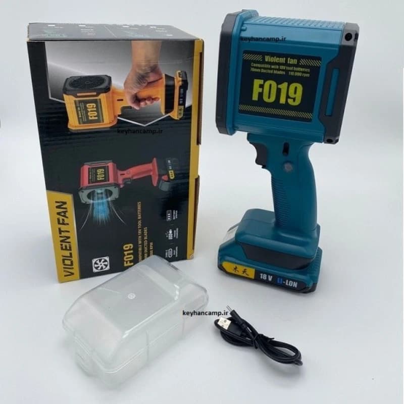 جت فن شارژی ویولت مدل Violent F019 turbu