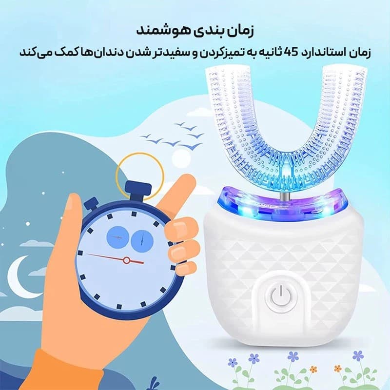 مسواک برقی اولتراسونیک سفید کنندہ هوشمند — تصویر ۲