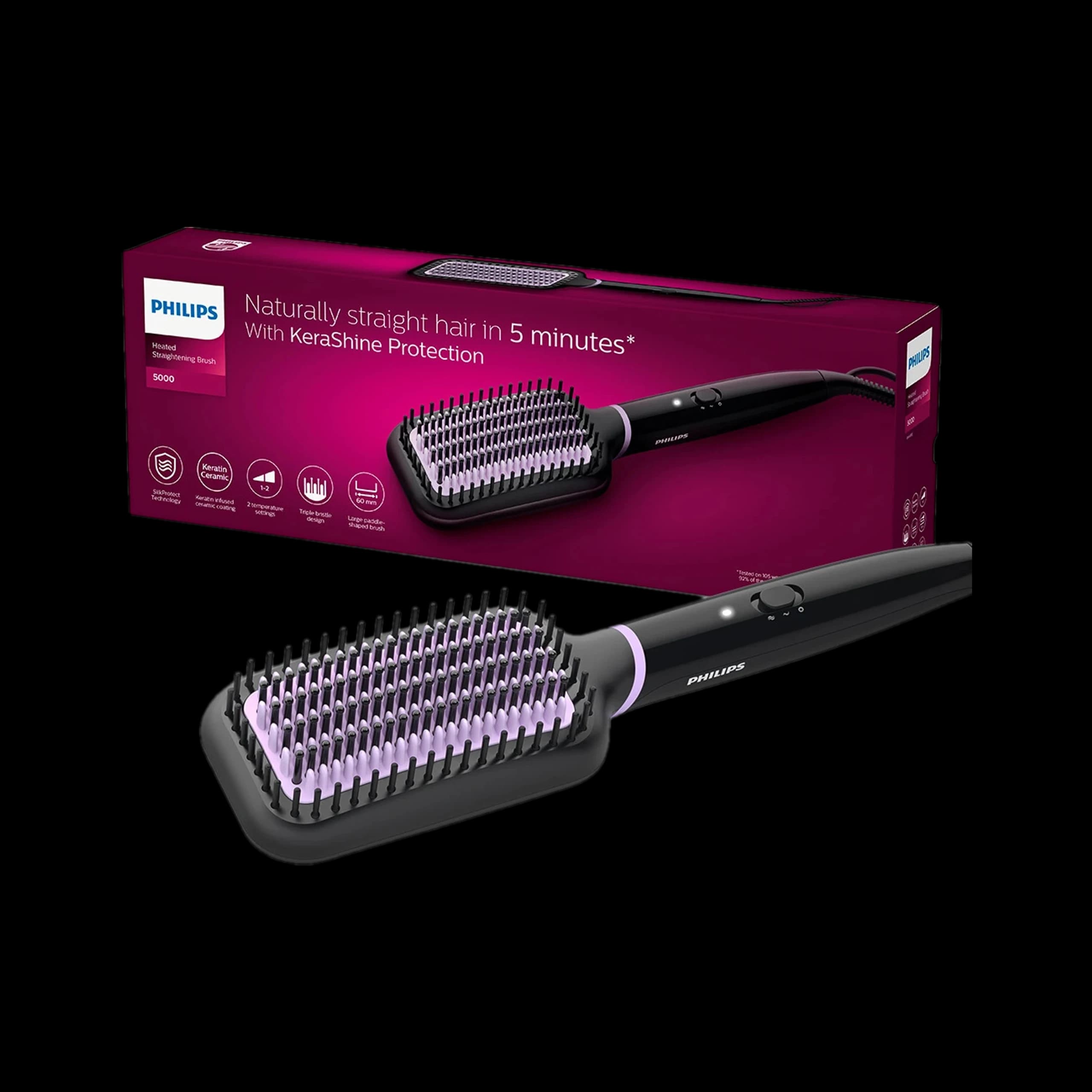 برس حرارتی فیلیپس مدل Philips BHH880 | سرامیکی، 2 دما و گرم‌شدن سریع