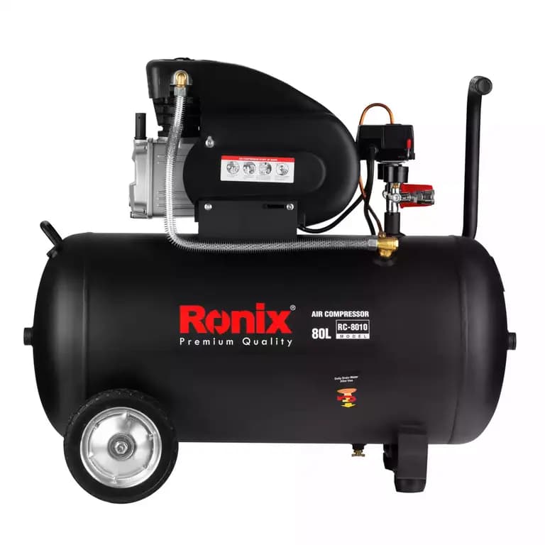 کمپرسور باد 80 لیتری رونیکس مدل RONIX RC-8010 — تصویر ۴