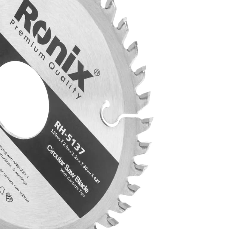 تیغ اره گردبر رونیکس مدل RONIX RH-5137 قطر 125 میلی متر 42 دندانه — تصویر ۴