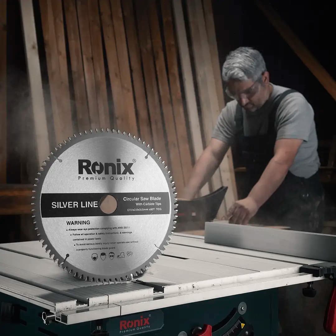 تیغ اره گردبر رونیکس مدل RONIX RH-5127 قطر 230 میلی متر 64 دندانه MDF — تصویر ۲