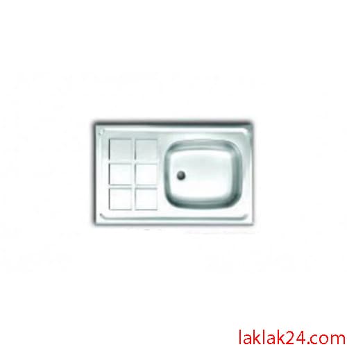 سینک اخوان 50*80 تک لگن راست