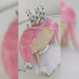 عروسک فرشته ی داخل گوی شیشه ای.هم به عنوان اسباب بازی هم یه هدیه و دکوری زیبا — تصویر ۳