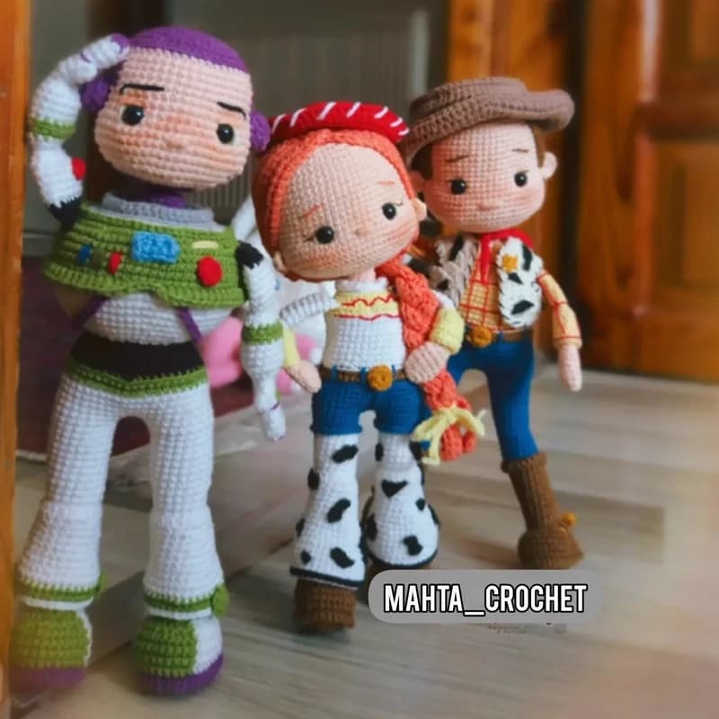 عروسک بافتنی مجموعه ی کارتون اسباب بازی ها (انیمیشنToys story)