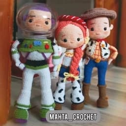 عروسک بافتنی مجموعه ی کارتون اسباب بازی ها (انیمیشنToys story) — تصویر ۳