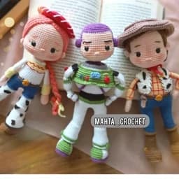 عروسک بافتنی مجموعه ی کارتون اسباب بازی ها (انیمیشنToys story) — تصویر ۵