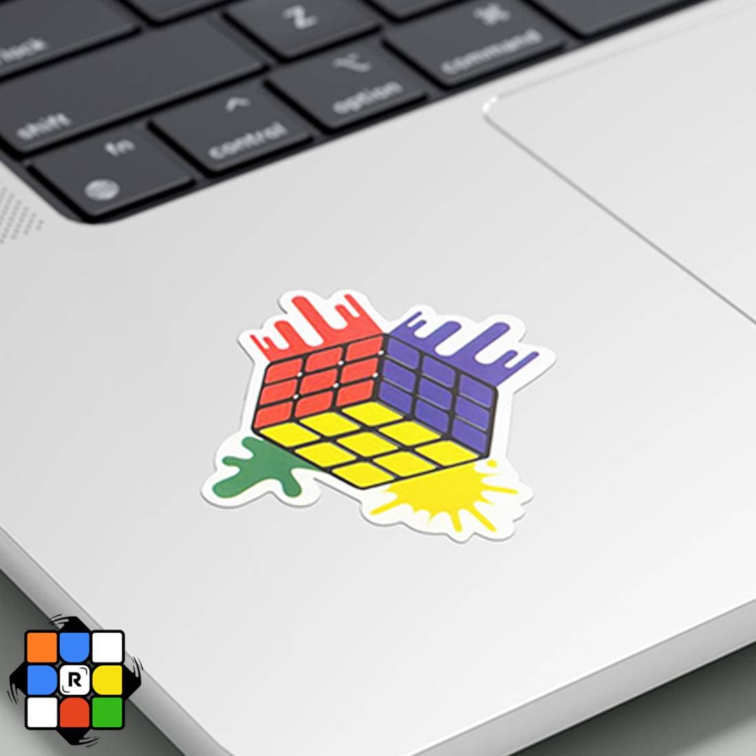 پک استیکر روبیکی 10 تایی مدل ویتامین سی Cube Pattern Graffiti Stickers set(50pcs) — تصویر ۸