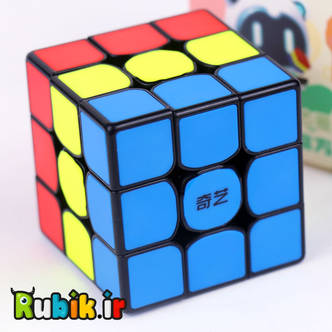 روبیک 3×3 کای وای آموزشی مشکی ساندویچ — تصویر ۲