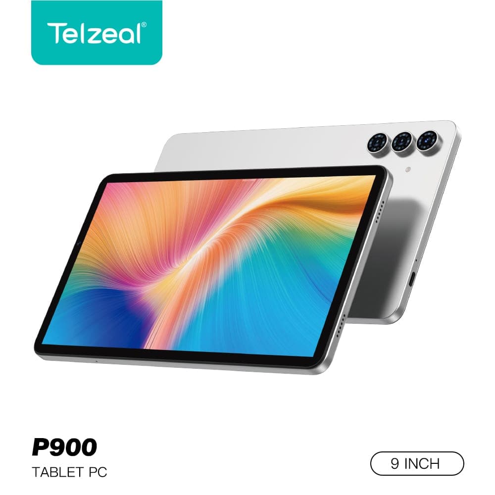 تبلت تلزل مدل telzeal p900 نمایشگر 9 اینچ حافظه 512 گیگ رم 12 گیگ دو سیمکارت ریجستر — تصویر ۳