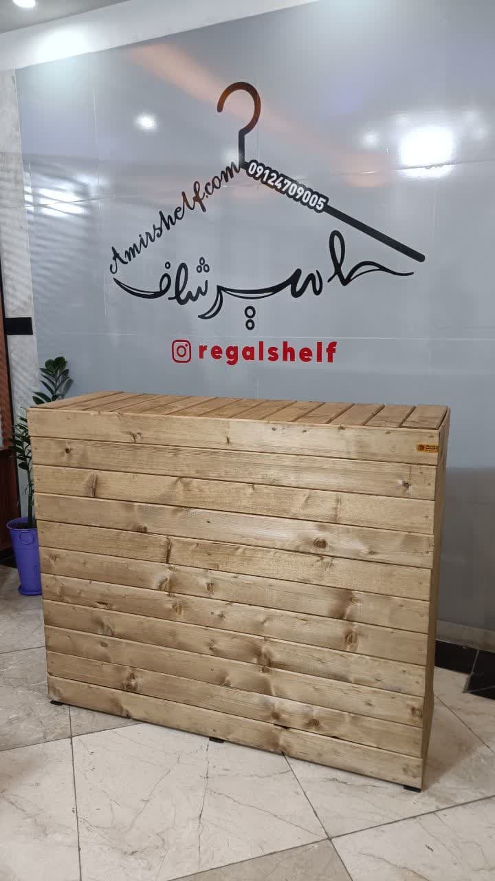 ویترین میز پیشخوان کانتر چوب روس