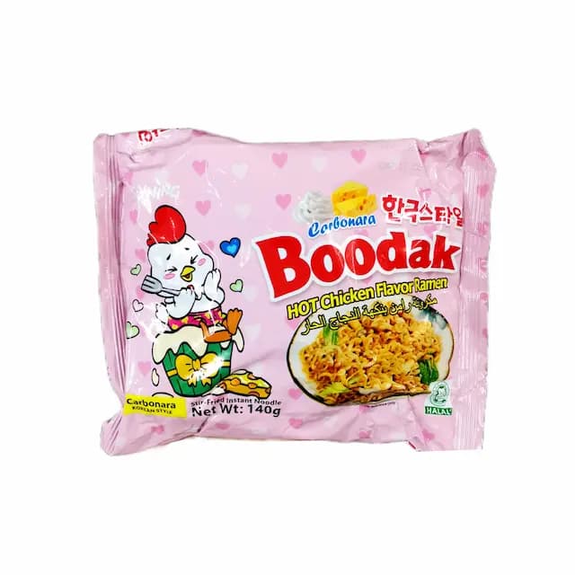 نودل طعم مرغ تند و خامه ای boodak