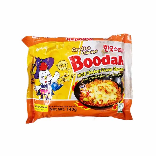 نودل طعم مرغ تند و چهارپنیر boodak