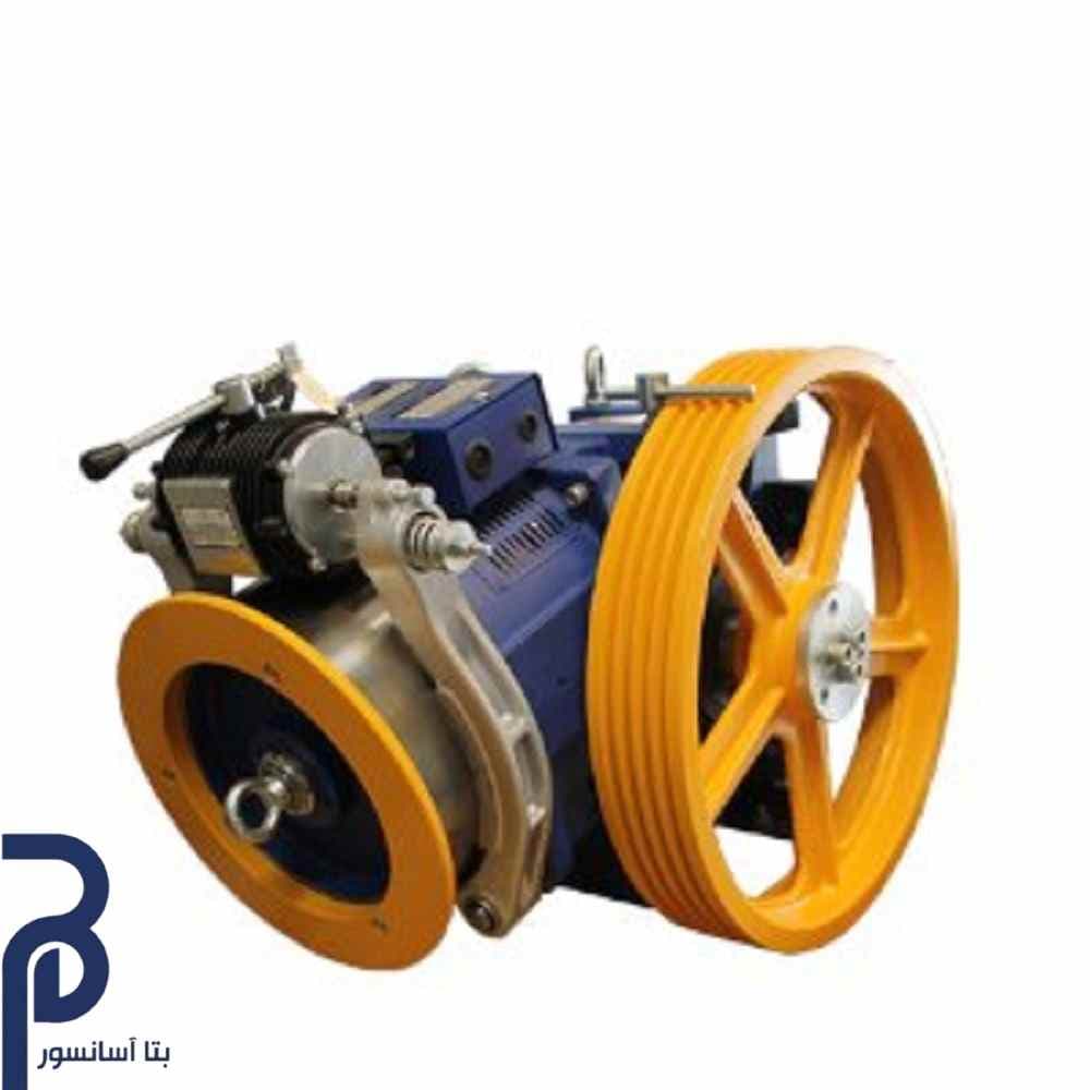 موتور گیربکس آسانسور کوپل IR20 – توان 7.5kw و 3VF و سرعت 1m/s