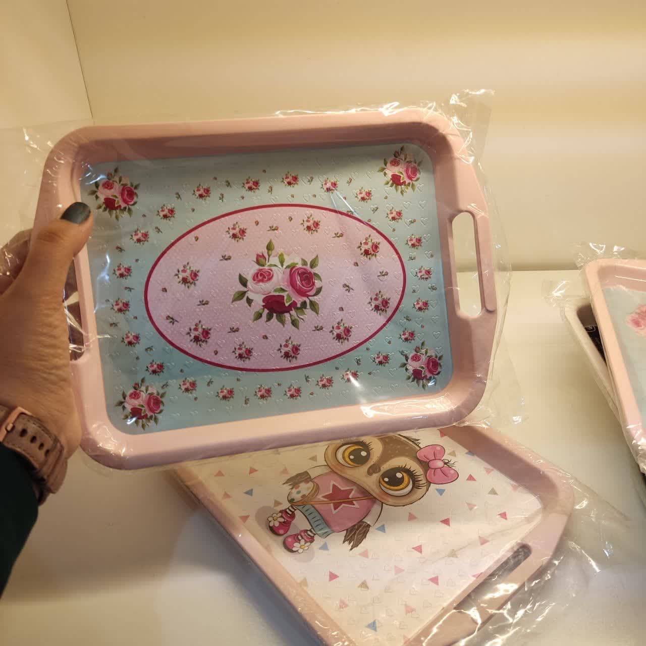 سینی مستطیل طرح دار کوچک — تصویر ۳