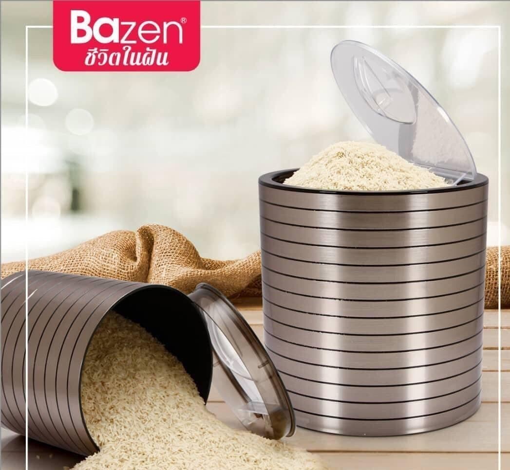 سطل برنج 10کیلویی پیمانه دار بازن تایلندی BAZEN