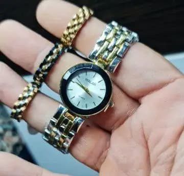 ست ساعت و حلقه طرح rado (نقره ای) کد 4055