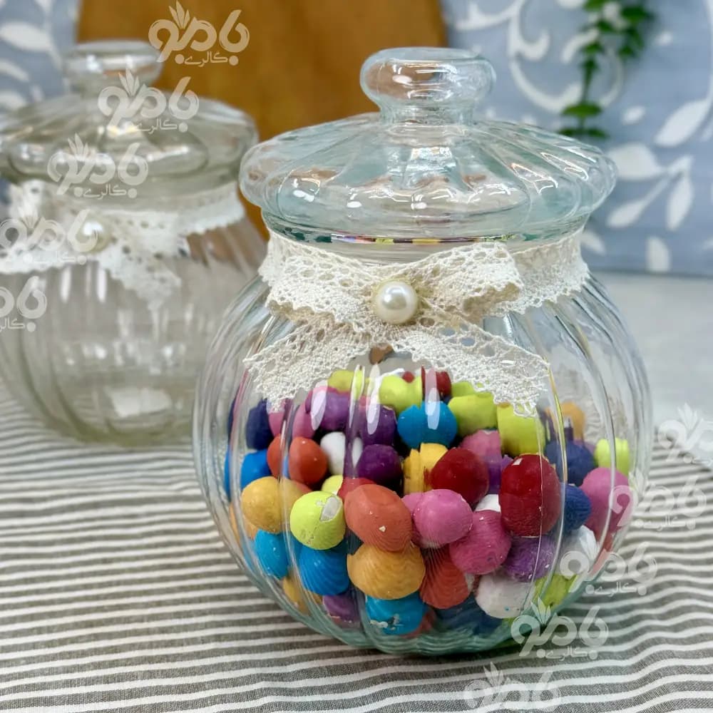 بانکه حبوبات شیشه ای کدو — تصویر ۲