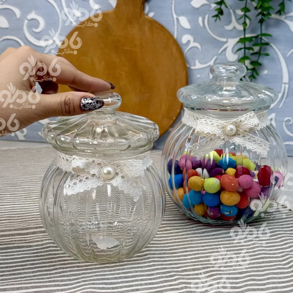 بانکه حبوبات شیشه ای کدو — تصویر ۳