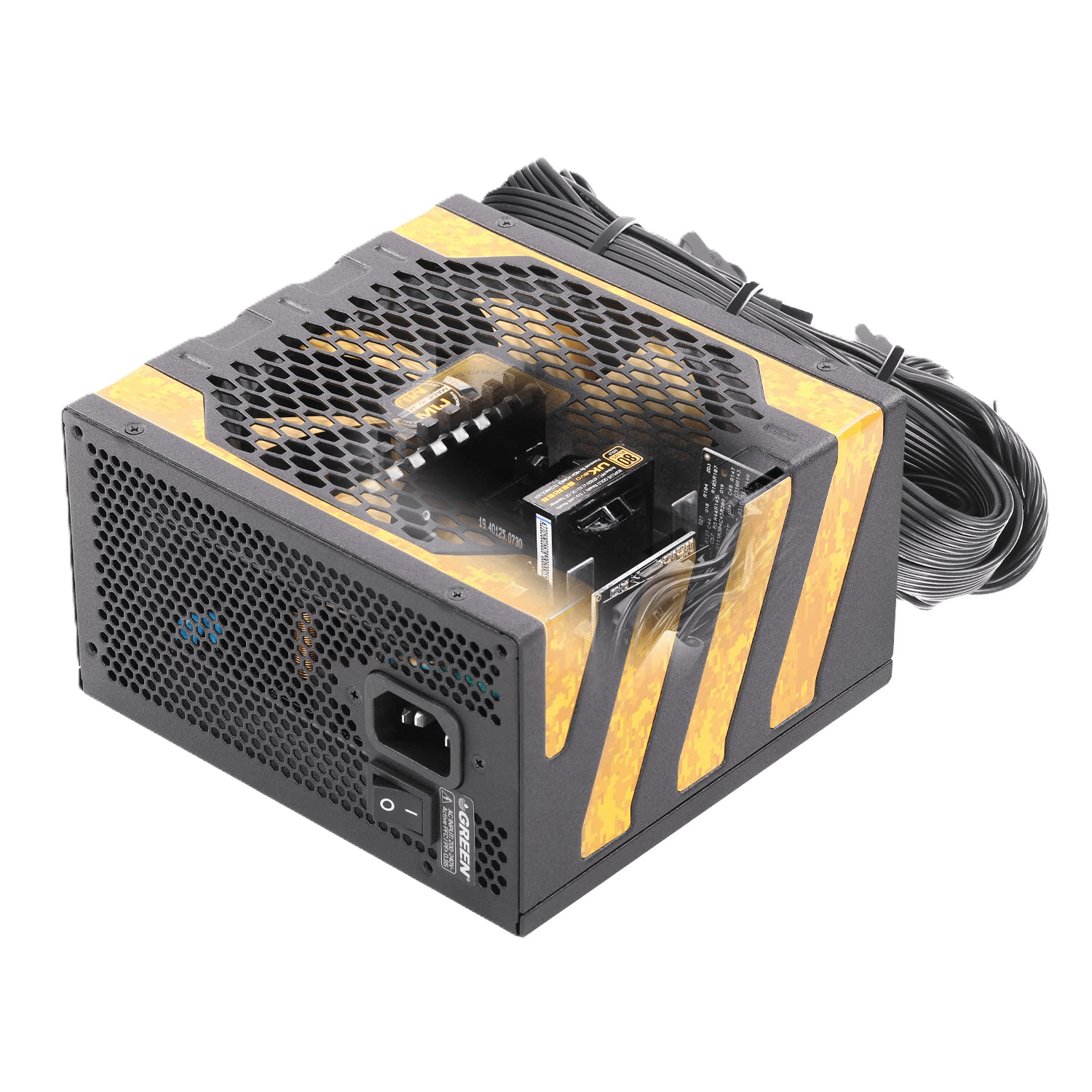 پاور غیر ماژولار گرین مدل GP800A-UK EVO V3.1 800W — تصویر ۳