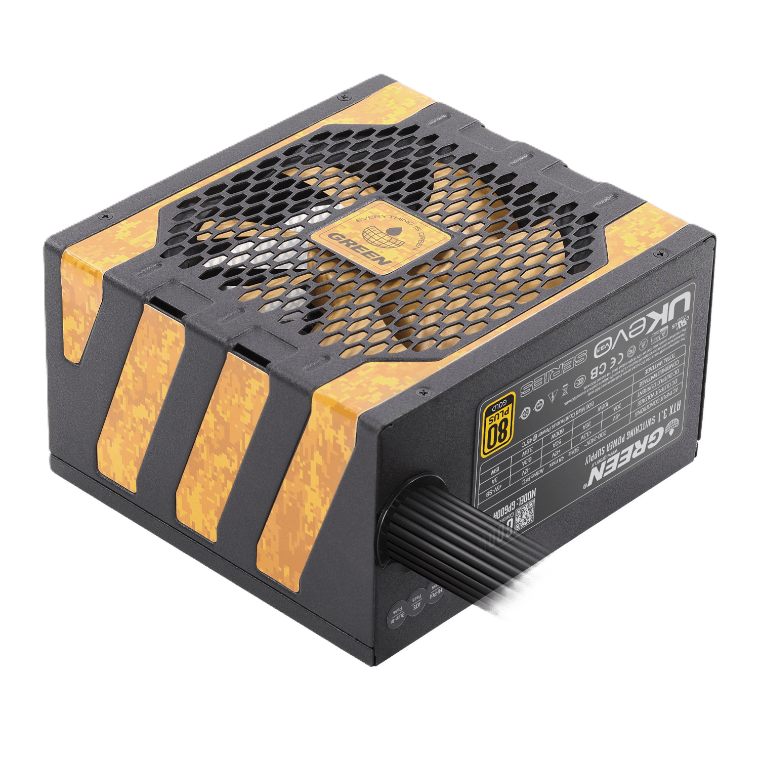 پاور غیر ماژولار گرین مدل GP700A-UK EVO V3.1 700W — تصویر ۴